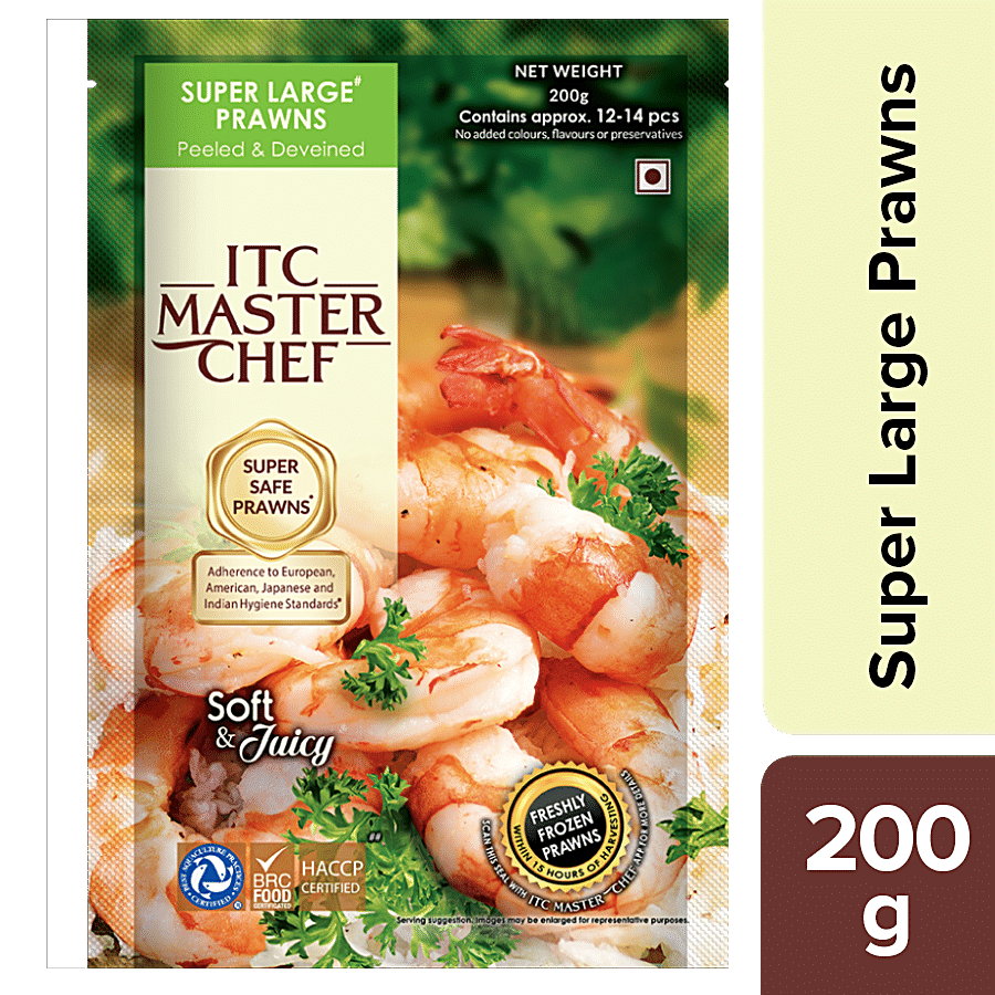 ITC Master Chef Super Large Prawns - Soft & Juicy