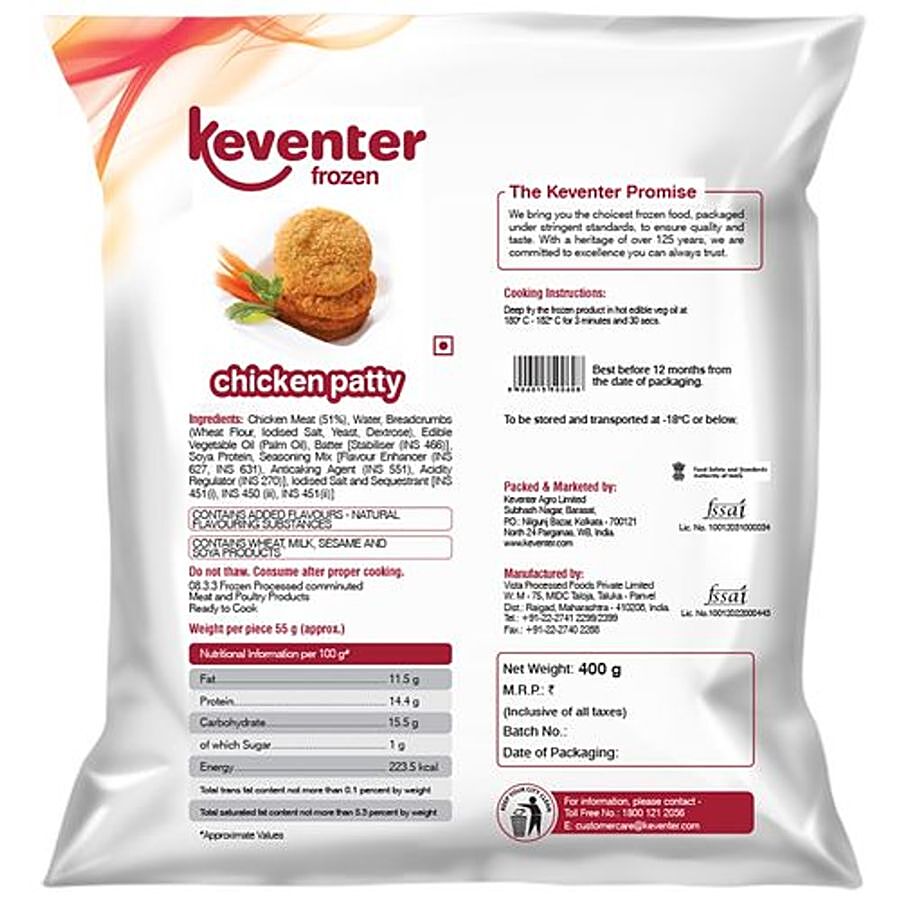 Keventer Chicken - Patty