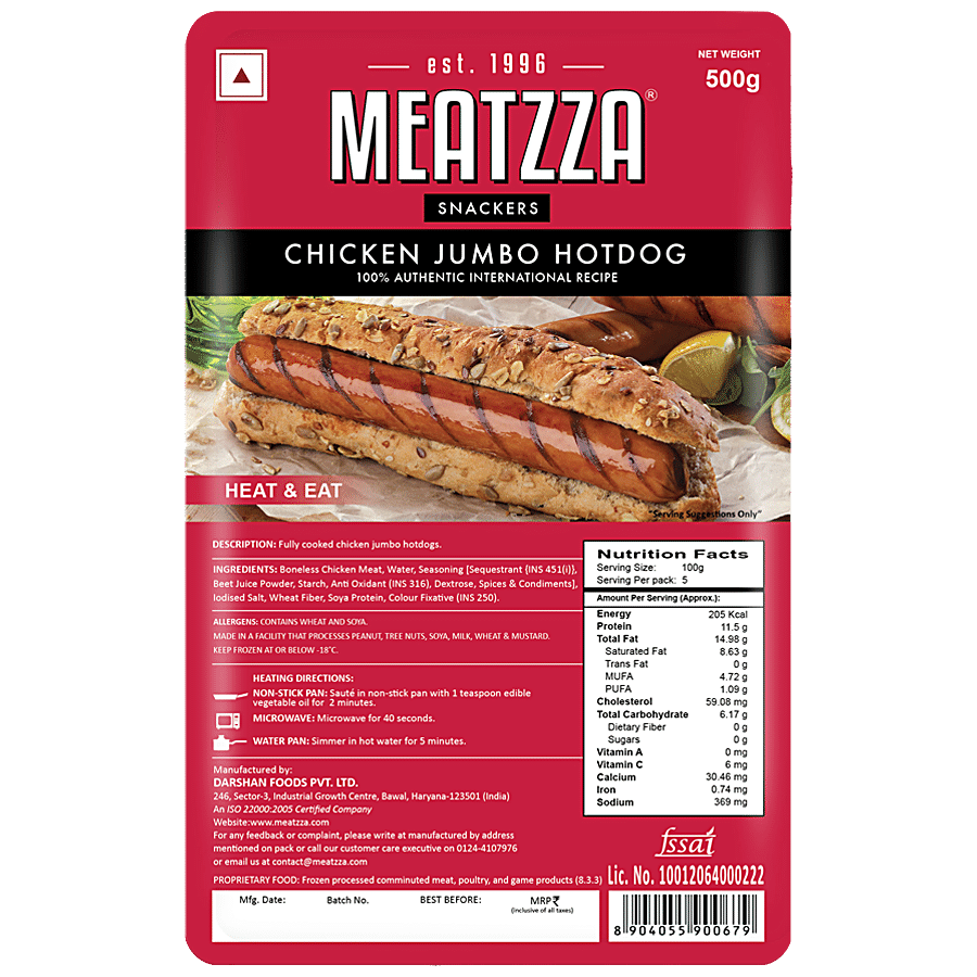 Meatzza Chicken Jumbo Hot Dog