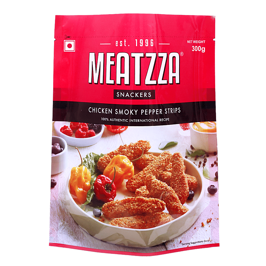 Meatzza Chicken Smoky Pepper Strips