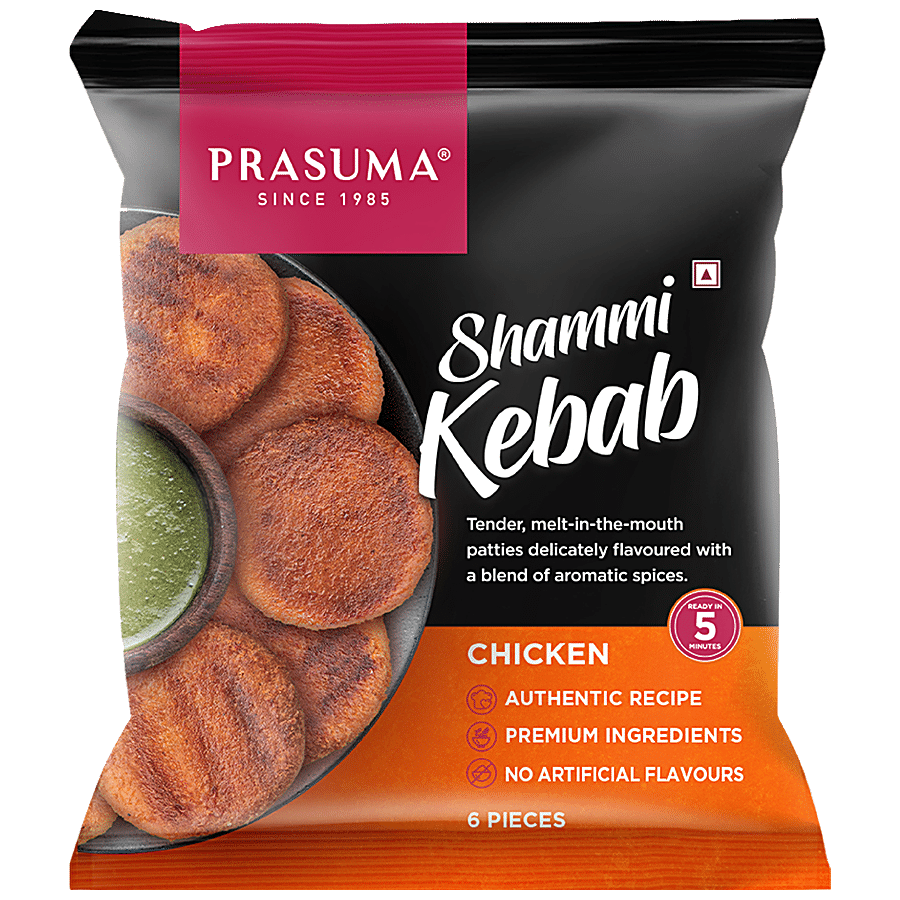 Prasuma Chicken Shammi Kebab With Aromatic Spices - Juicy & Soft