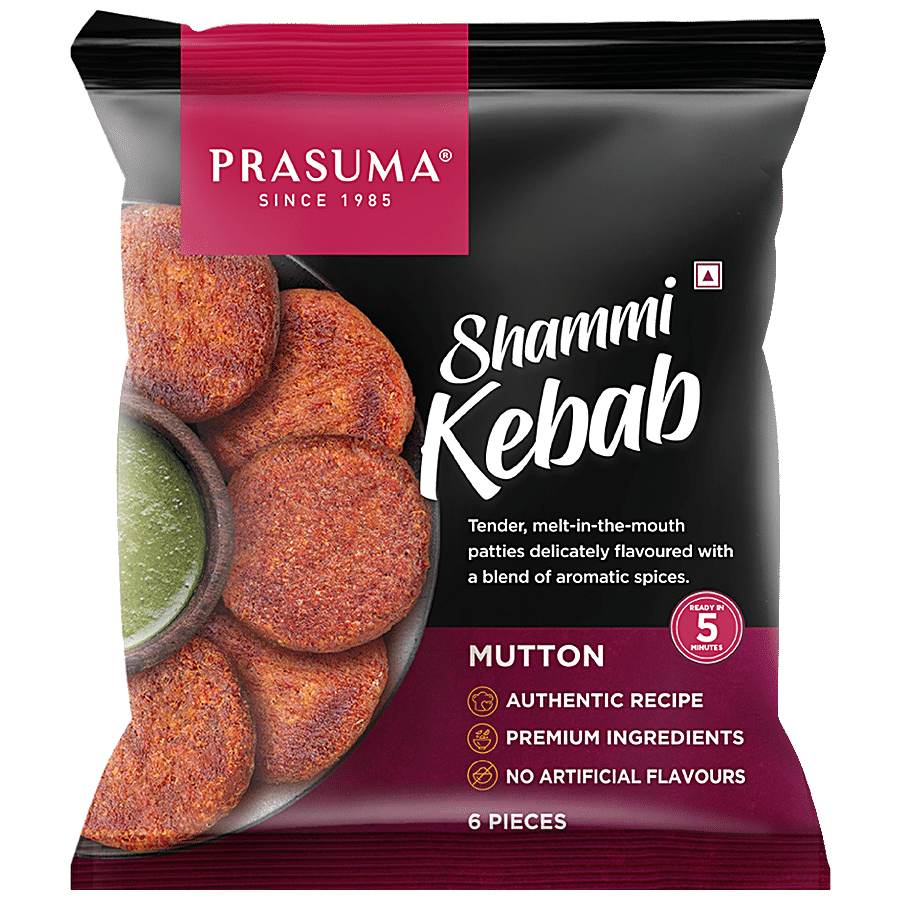 Prasuma Mutton Shammi Kebab With Aromatic Spices - Juicy & Soft