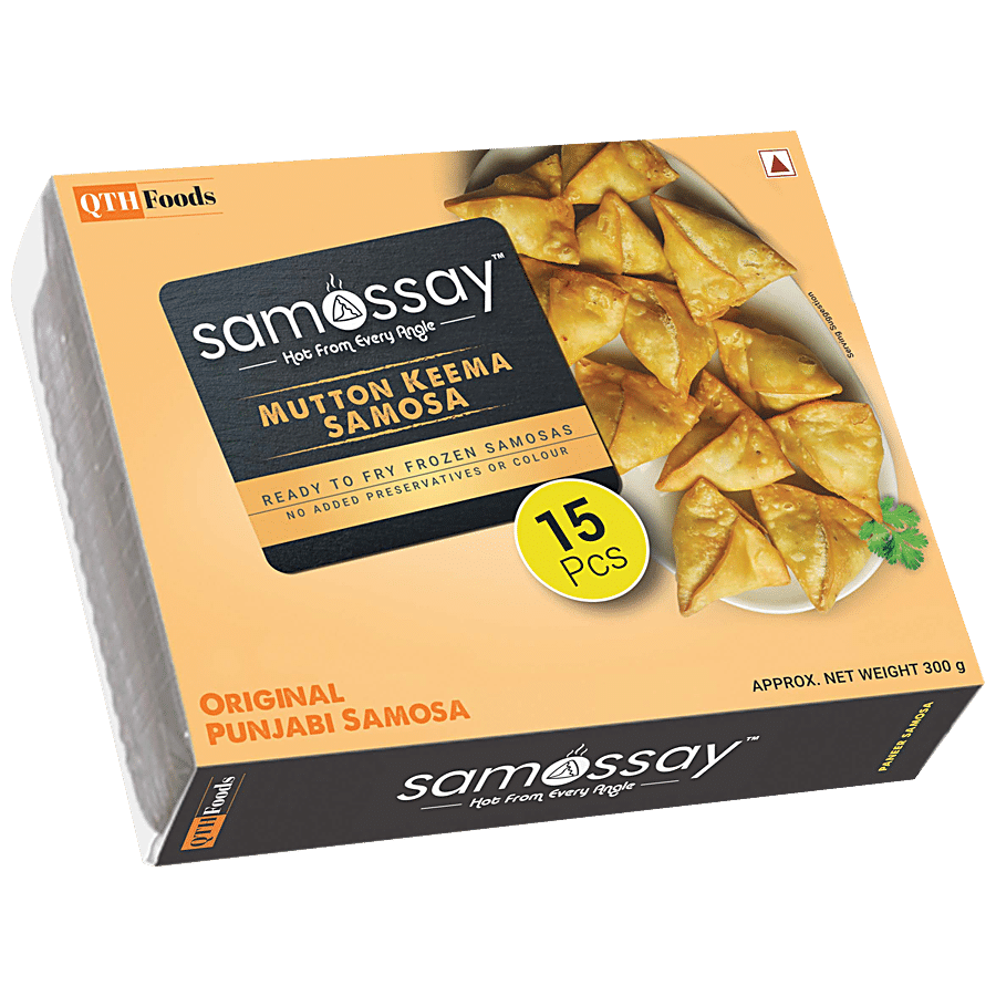 SAMOSSAY Mutton Keema Samosa - Ready To Fry