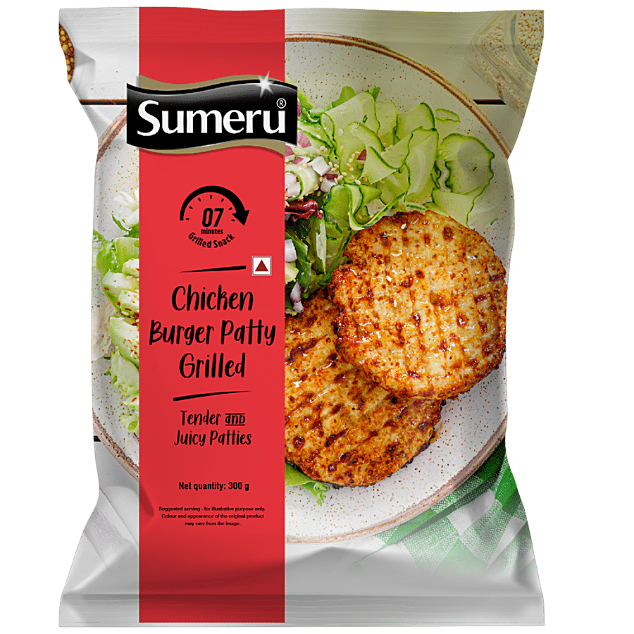 Sumeru Chicken - Burger Patty Grilled