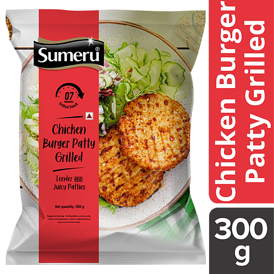 Sumeru Chicken - Burger Patty Grilled