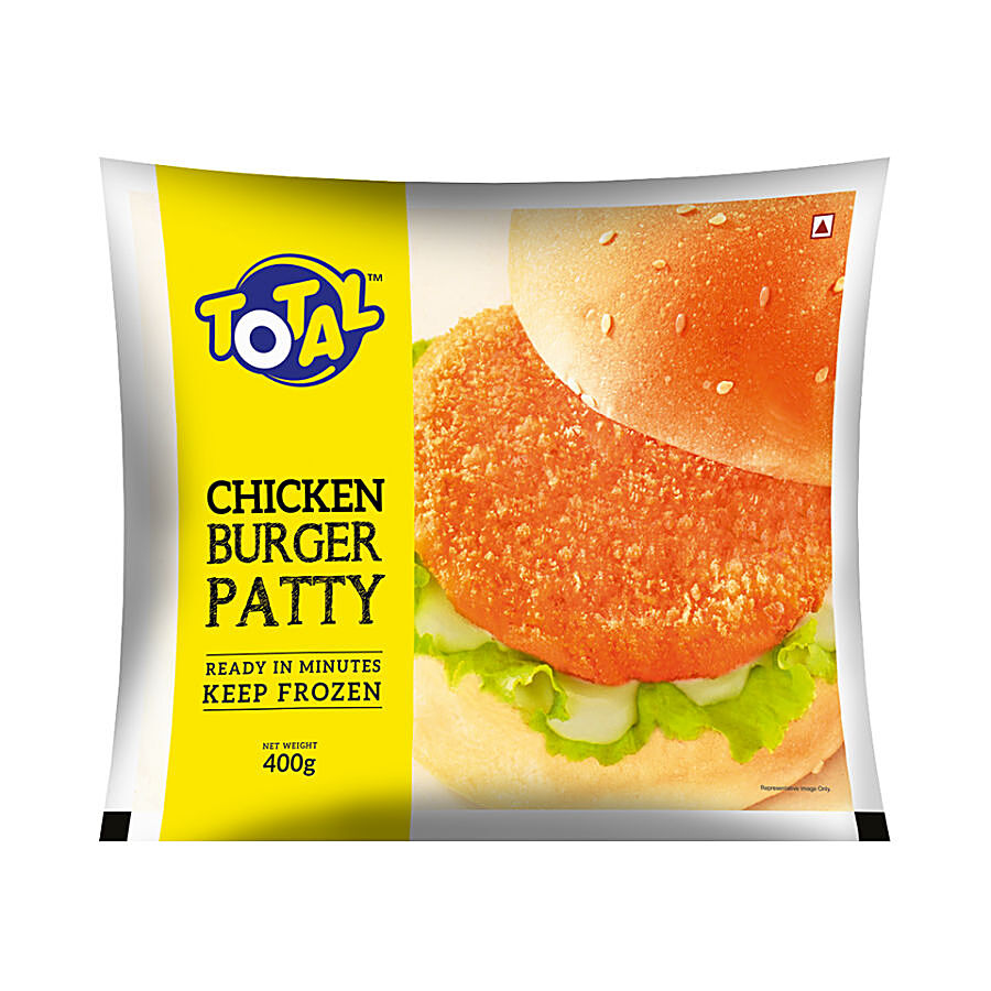 Total Chicken Burger Patty - Ready In Minutes