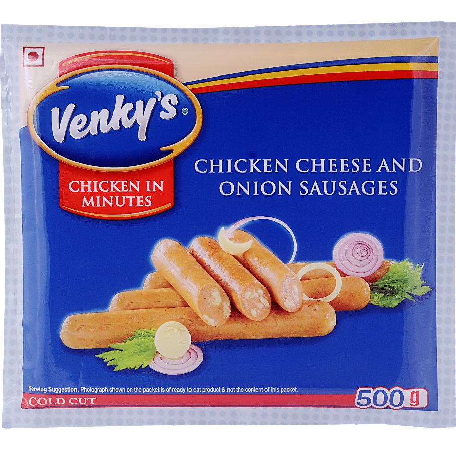 Venkys Chicken - Cheese & Onion Sausages