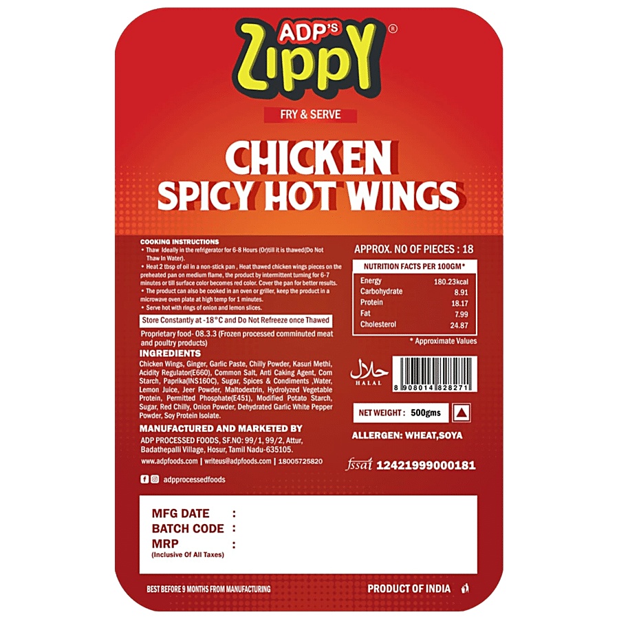 ZIPPY Chicken Bacon - Heat & Serve