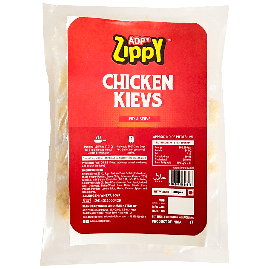 ZIPPY Chicken Kievs - Fry & Serve