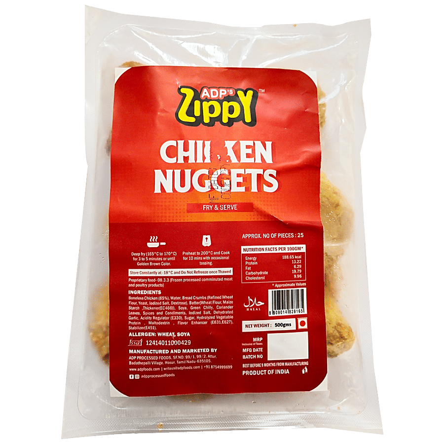 ZIPPY Chicken Nuggets - Fry & Serve