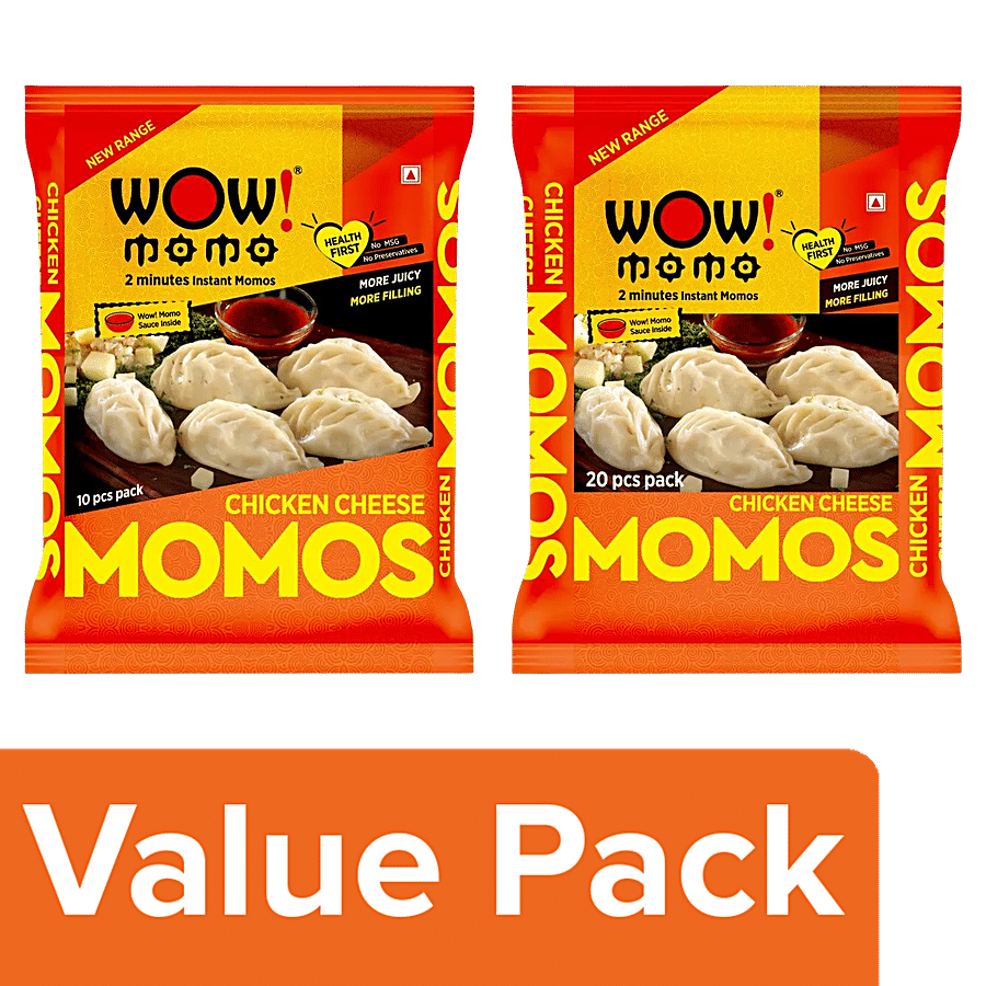 bb Combo Wow! Chicken Cheese Momos 10p + Wow! Chicken Cheese Momos 20p