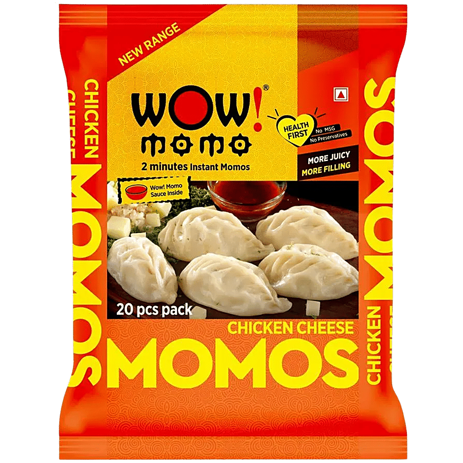 bb Combo Wow! Chicken Cheese Momos 20p + Wow! Organic Coconut Water 200ml