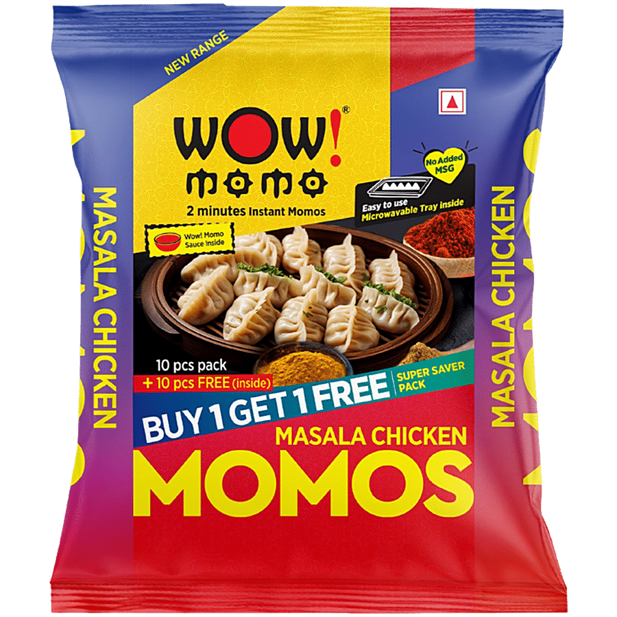 bb Combo Wow! Momo Masala Chicken Momos 20 pcs + Ching's Secret Schezwan Chutney 250 g