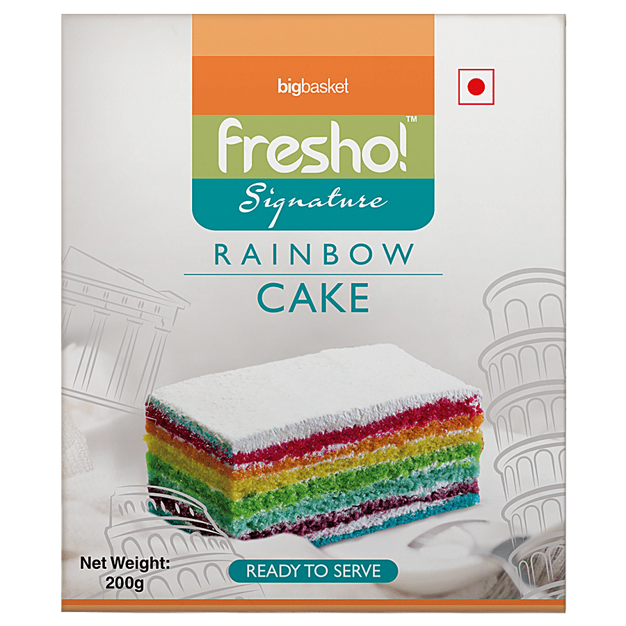 fresho! Signature Rainbow Cake