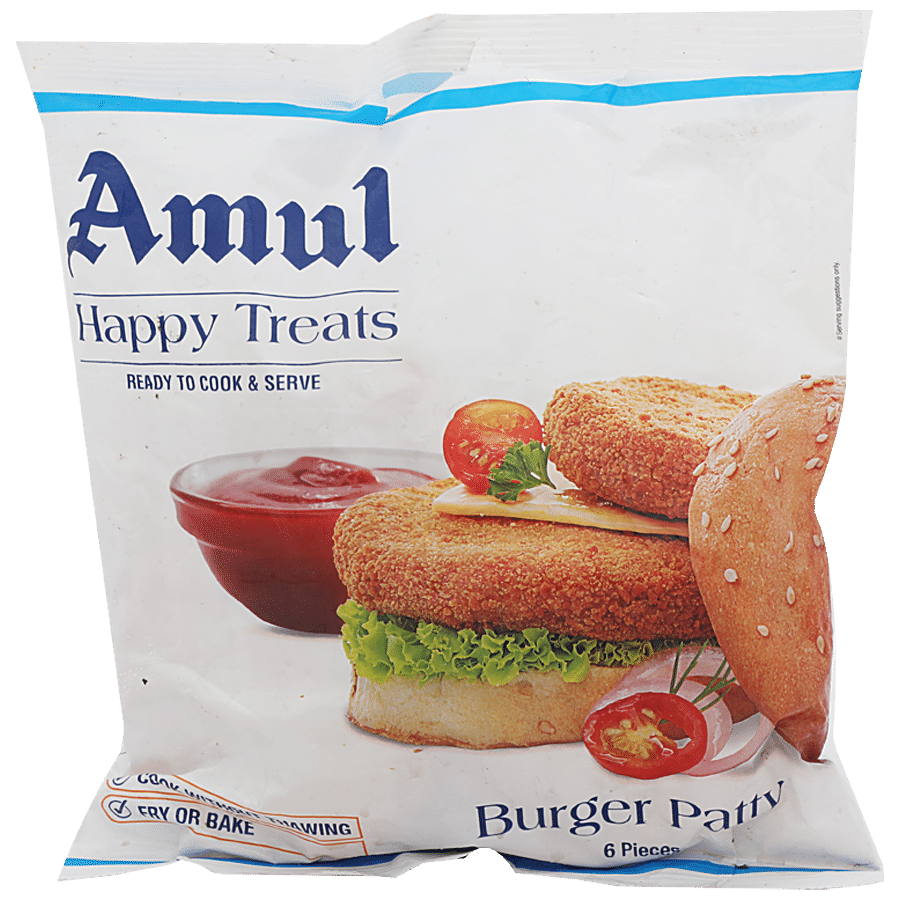 Amul Happy Treats Veg Burger Patty