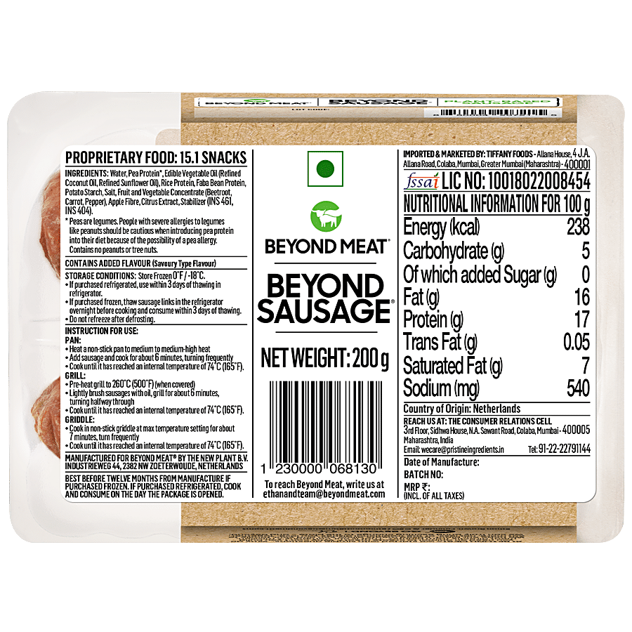 BEYOND MEAT Plant Based Sausages