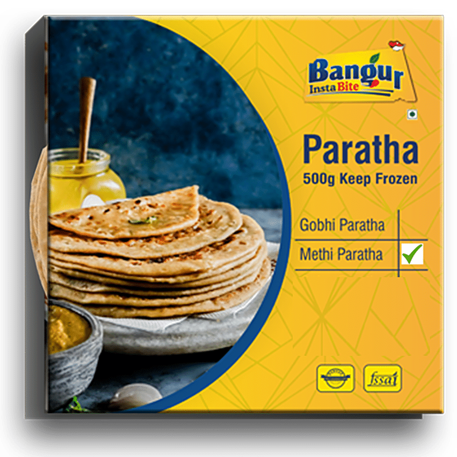 Bangur Frozen Methi Paratha - Rich In Nutrition