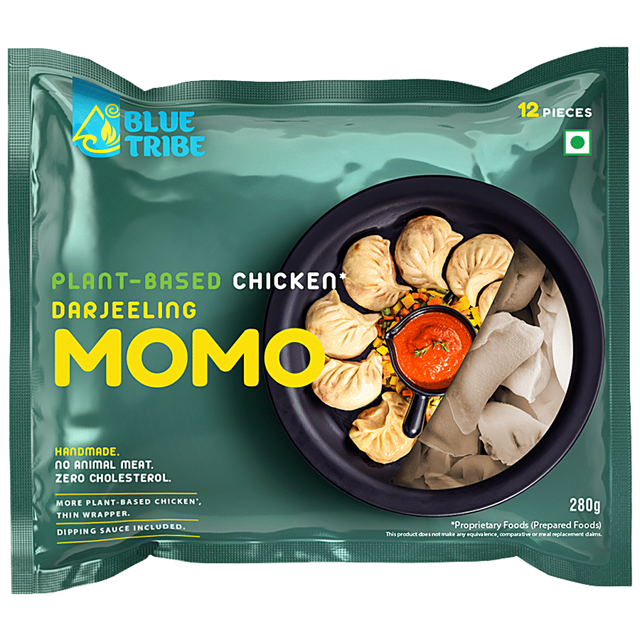 Blue Tribe Foods Chicken Darjeeling Momo - Plant Based