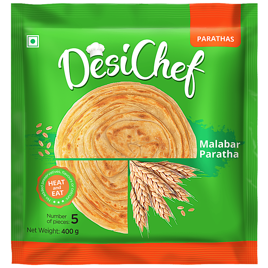 DesiChef Malabar Paratha - Ready To Eat