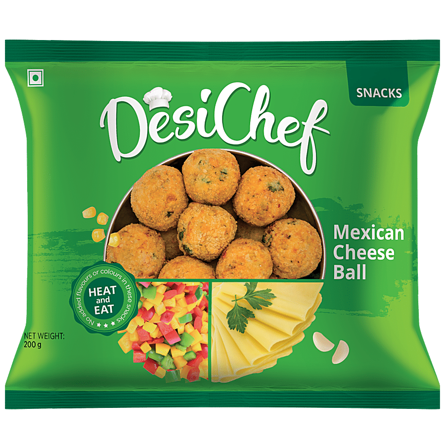 DesiChef Mexican Cheese Balls - Heat & Eat