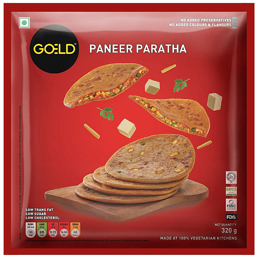 GOELD Paneer Paratha - Low Cholesterol