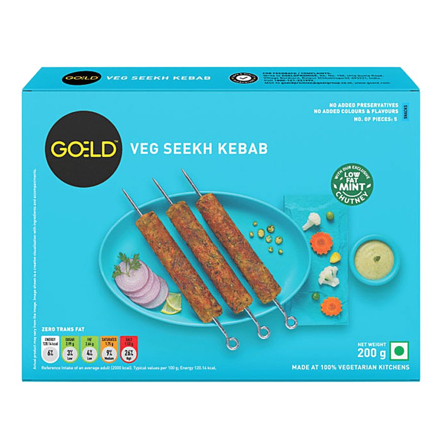 GOELD Veg Seekh Kebab