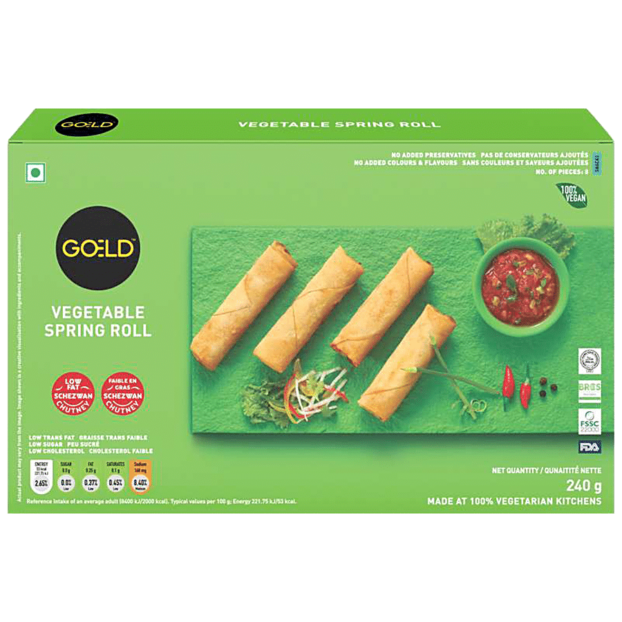 GOELD Vegetable Spring Roll - Healthy Dish