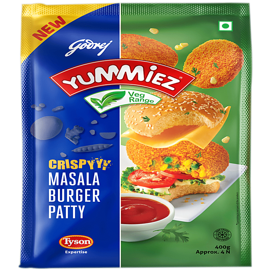 Godrej Yummiez Yummiez Crispy Masala Burger Patty