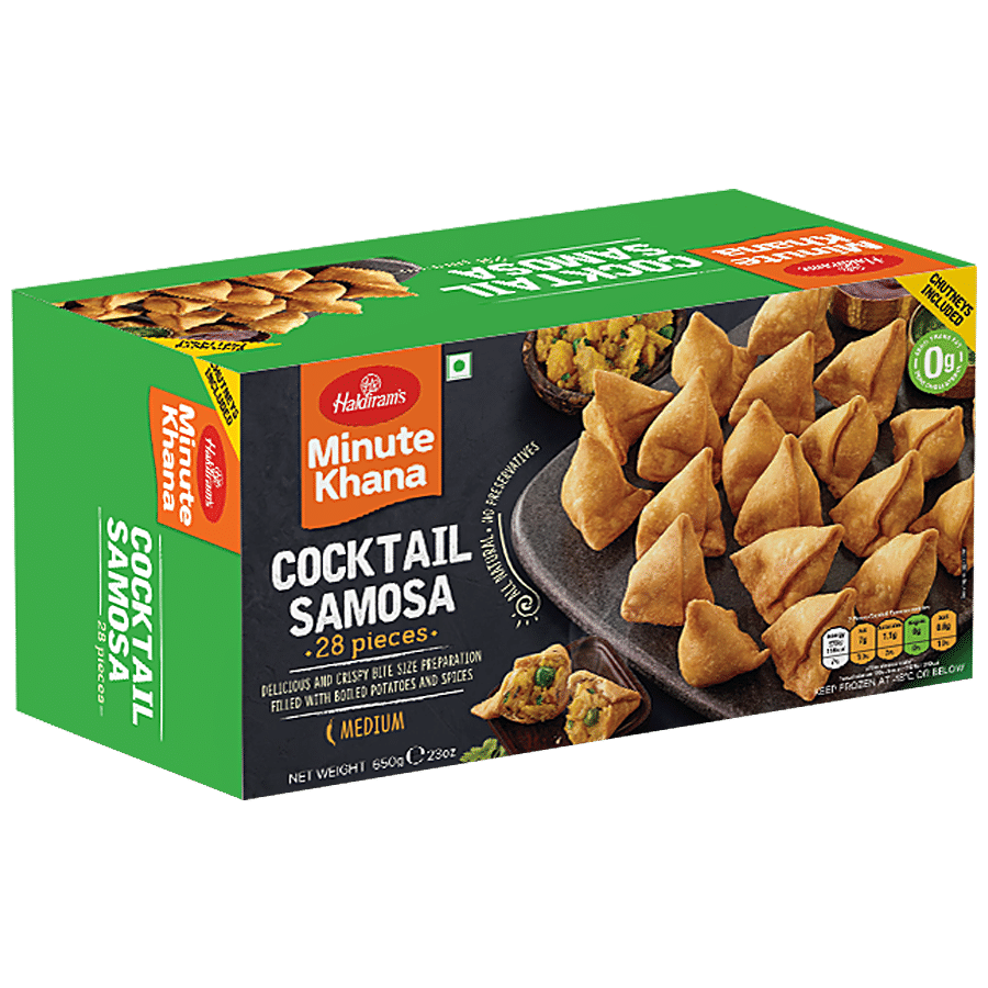 Haldiram's Cocktail Samosa - Minute Khana