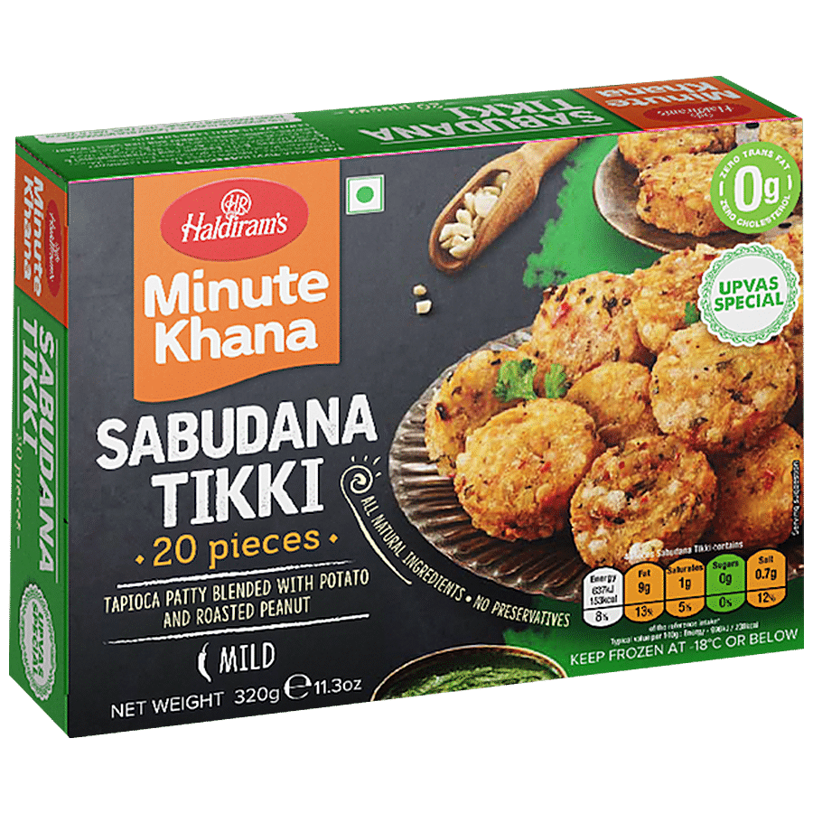 Haldiram's Sabudana Tikki - Minute Khana