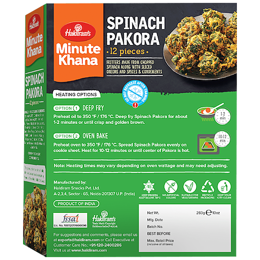 Haldiram's Spinach Pakoda - Minute Khana