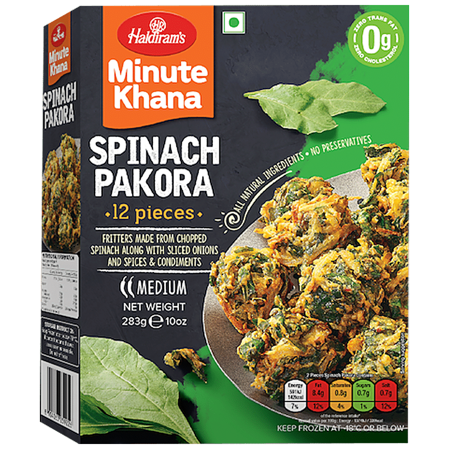 Haldiram's Spinach Pakoda - Minute Khana