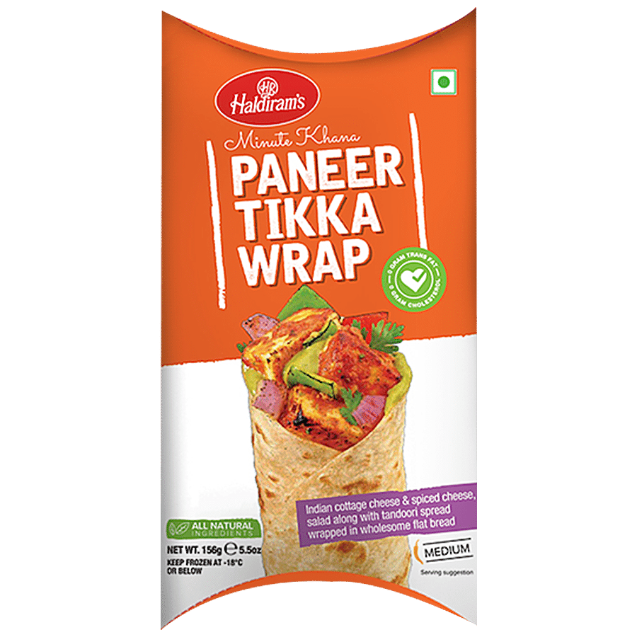 Haldiram's Wraps Paneer Tikka - Minute Khana