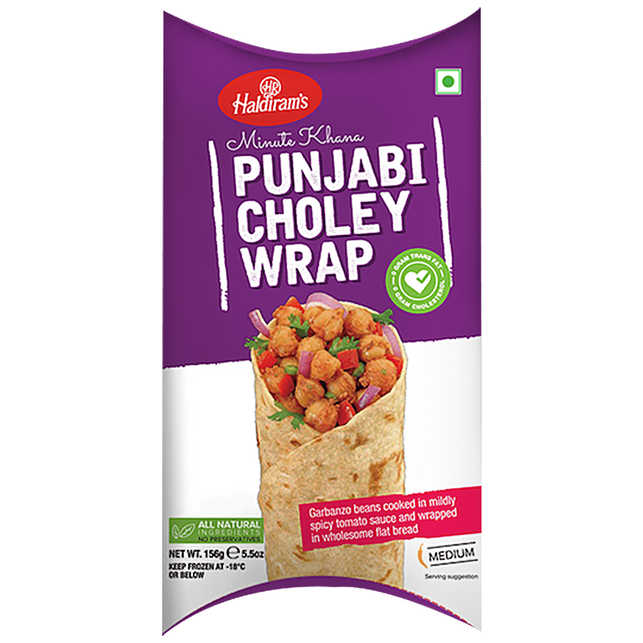 Haldiram's Wraps Punjabi Choley - Minute Khana