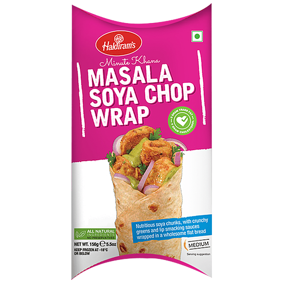 Haldiram's Wraps Soya Chop - Minute Khana