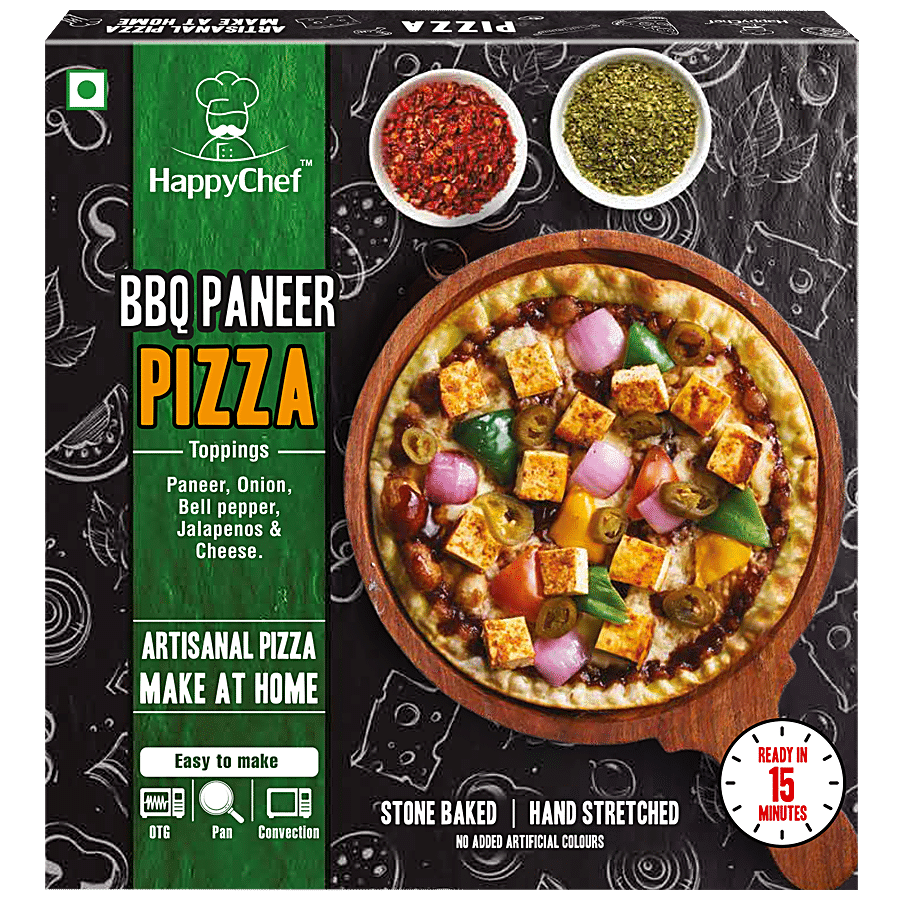 HappyChef BBQ Paneer Pizza