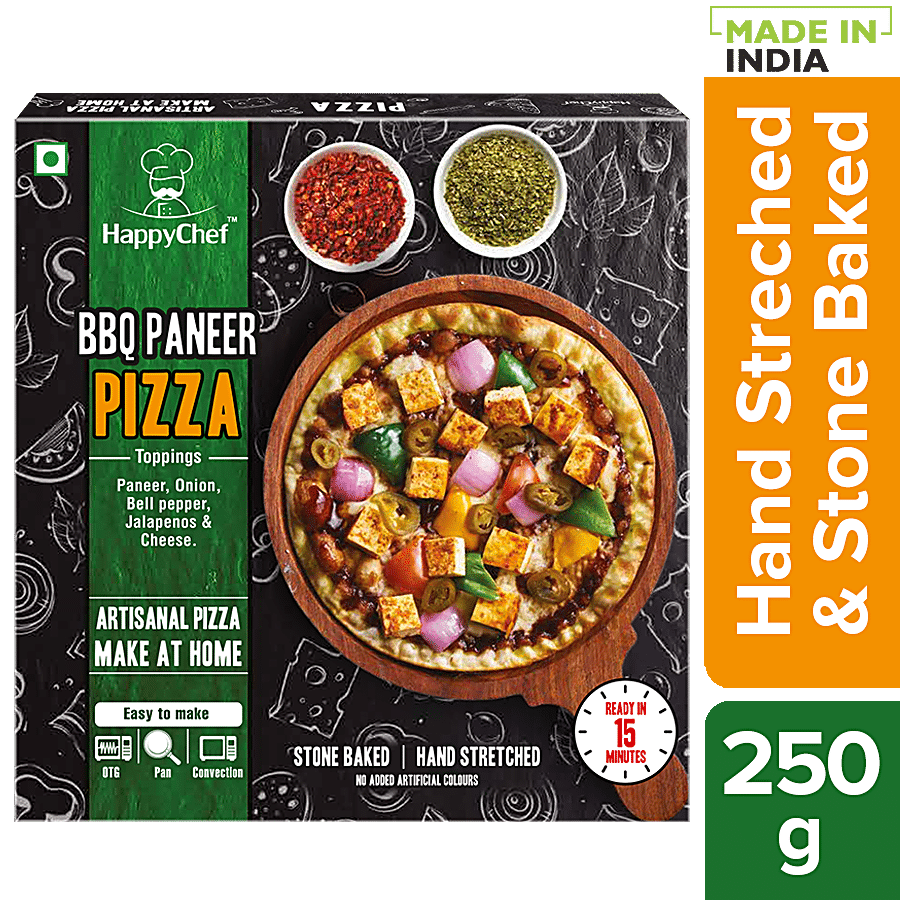 HappyChef BBQ Paneer Pizza