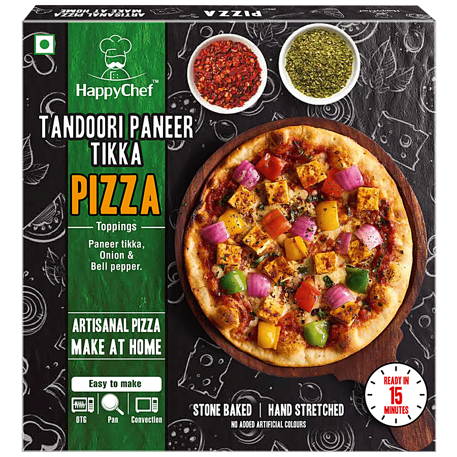 HappyChef Tandoori Paneer Tikka Pizza