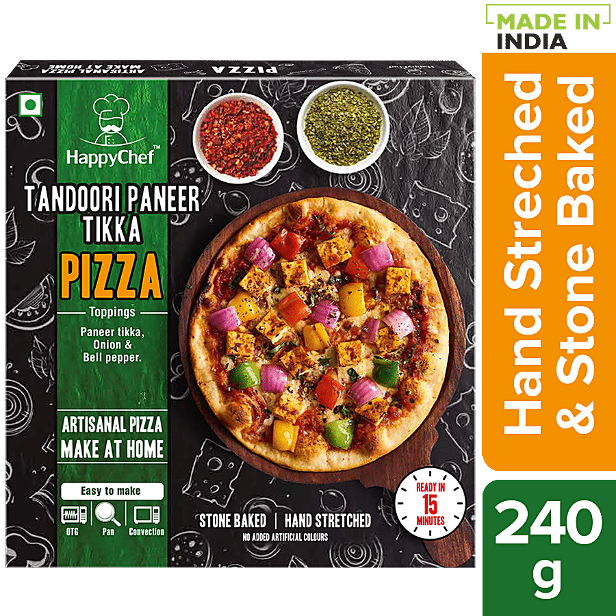 HappyChef Tandoori Paneer Tikka Pizza