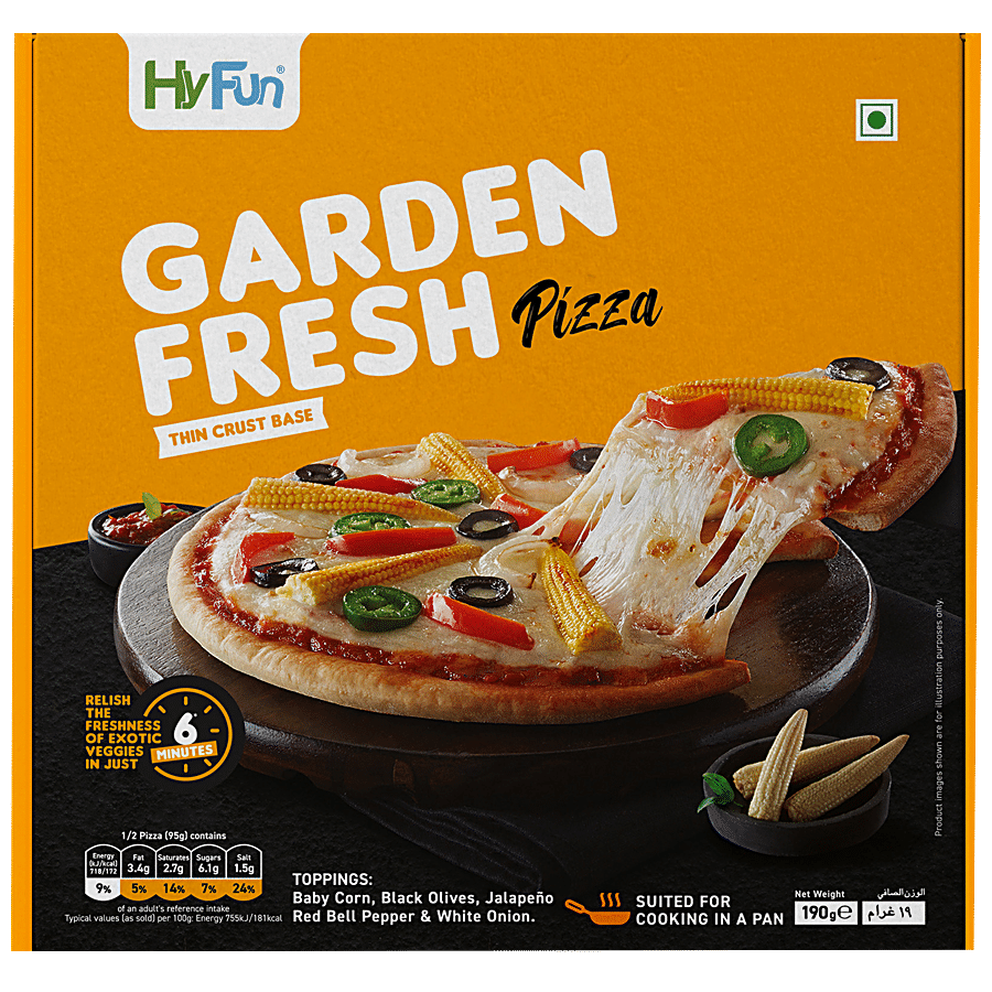 HyFun Garden Fresh Pizza - Thin Crust