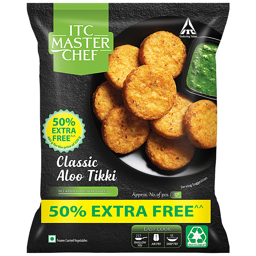 ITC Master Chef Classic Aloo Tikki - Veg Frozen Snack