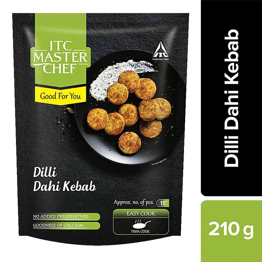 ITC Master Chef Dilli Dahi Kebab - Veg Frozen Snack