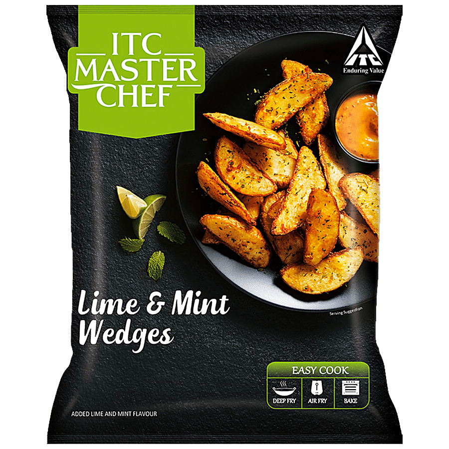 ITC Master Chef Lime & Mint Wedges - Veg Frozen Snack