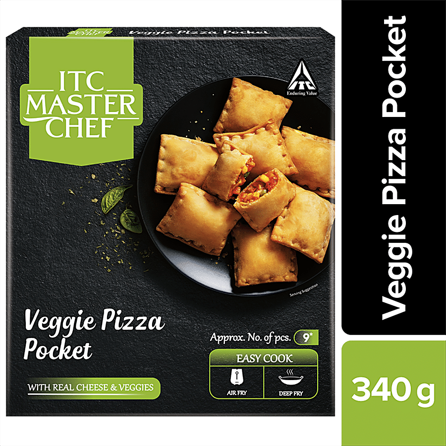 ITC Master Chef Veggie Pizza Pocket - Veg Frozen Snack