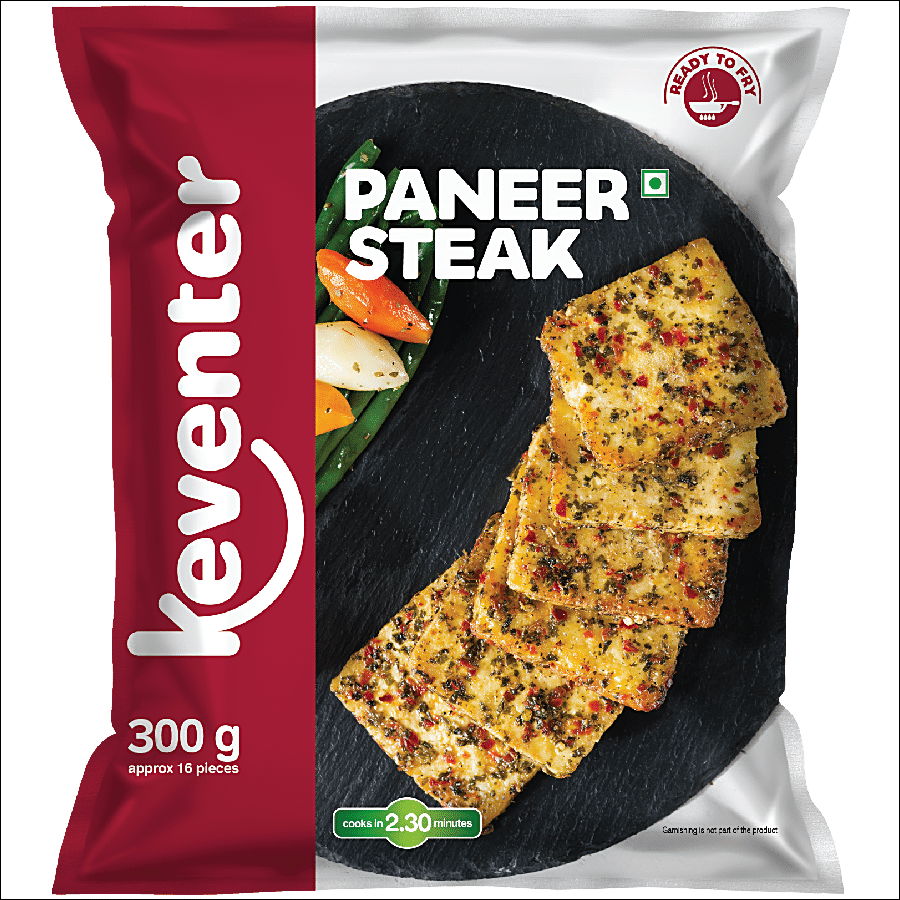 Keventer Ready To Cook Frozen Snack - Paneer Steak