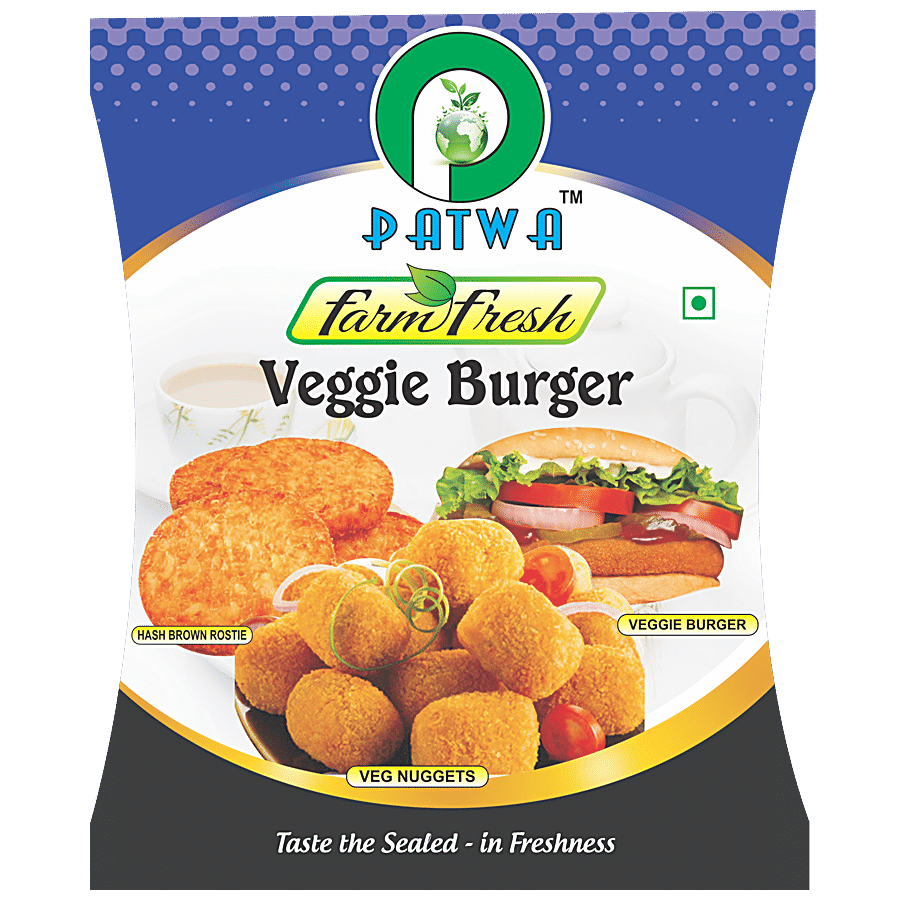 Patwa Farm Fresh Veggie Burger