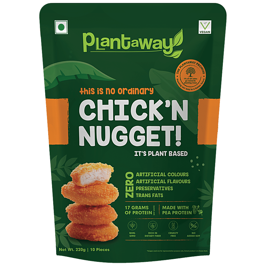 Plantaway Plant Based Chick'n Nugget