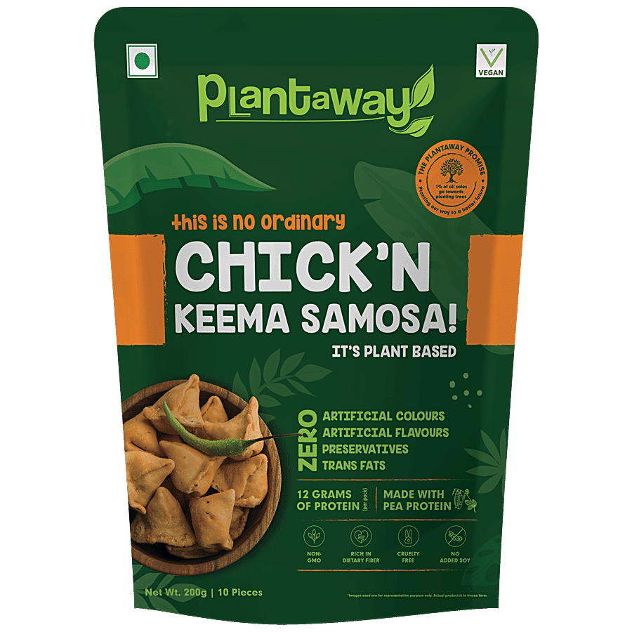 Plantaway Plant Based Keema Samosa Chick'n - Zero Trans Fats