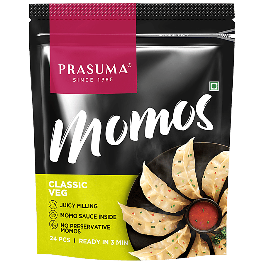 Prasuma Classic Veg Momos - Frozen