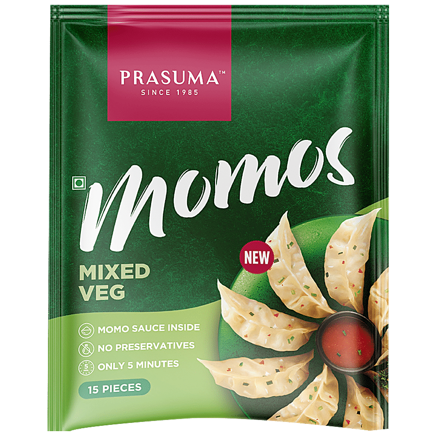 Prasuma Frozen Momos - Mixed Veg